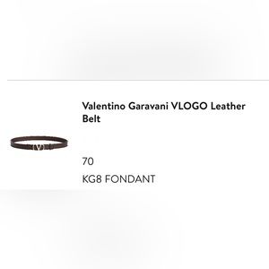 Valentino belt